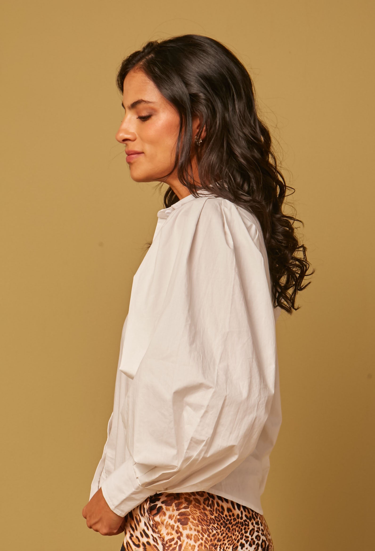 Camisa Manga Abullonada - SALE