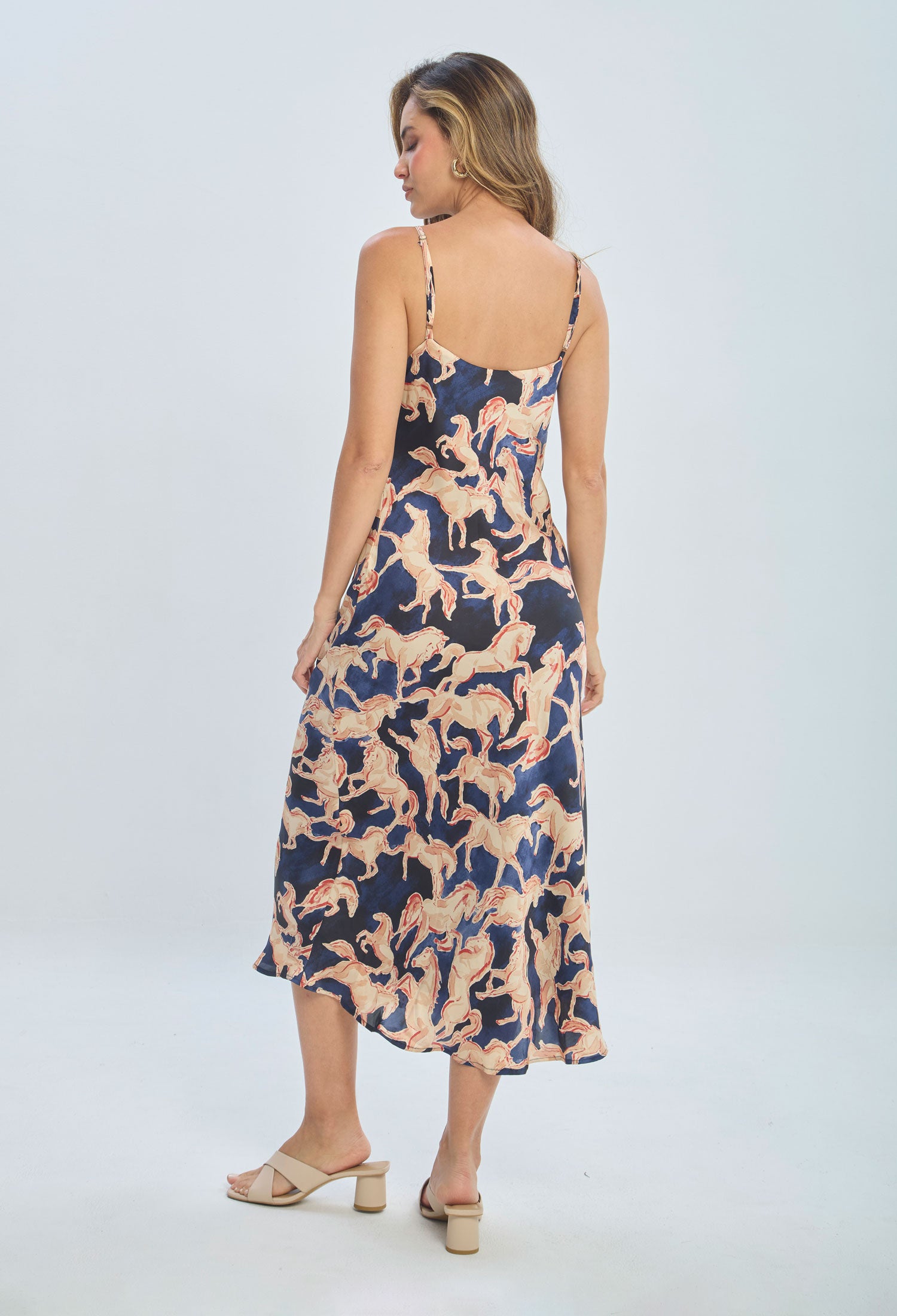 Vestido Midi Caballos