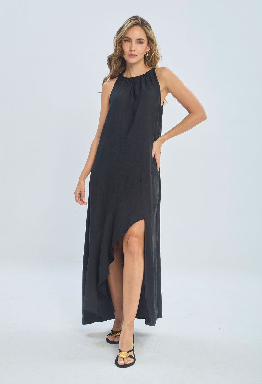 Vestido Largo Satín - BYBLA Colombia