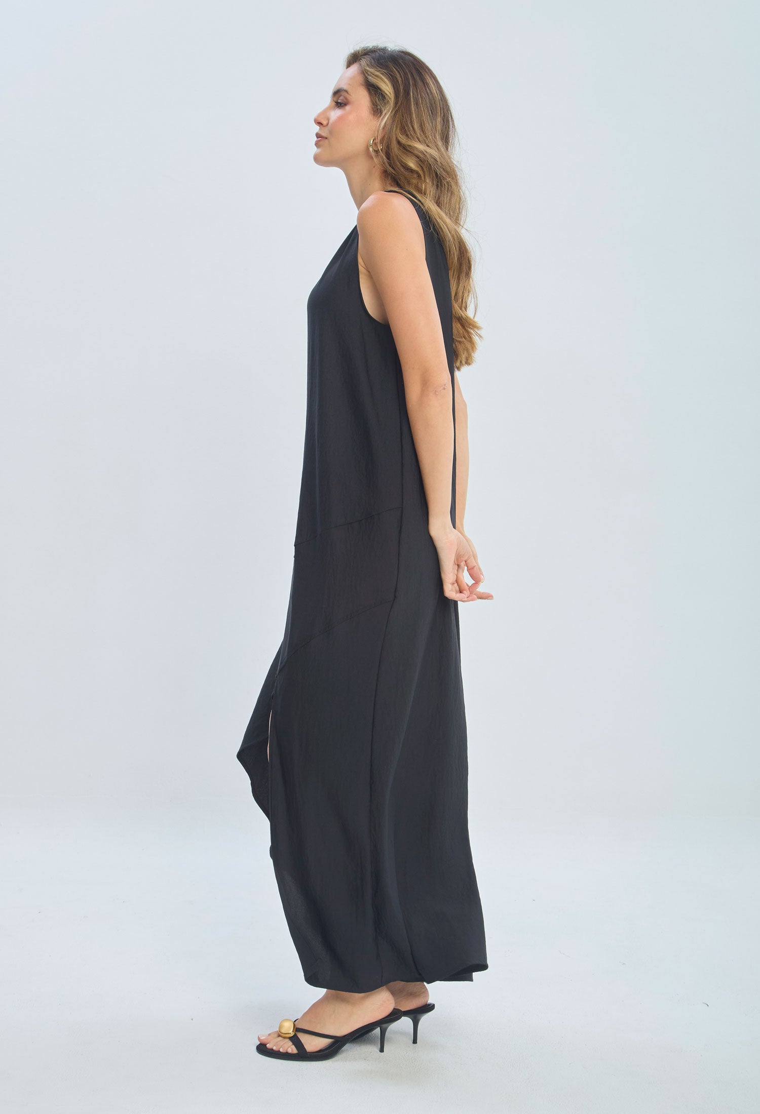 Vestido Largo Satín