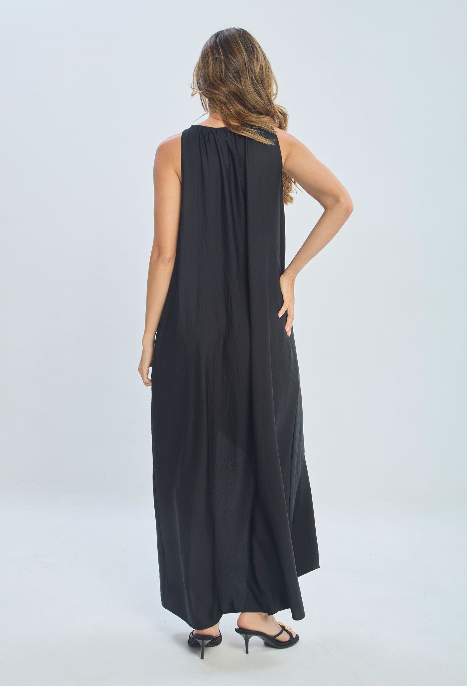 Vestido Largo Satín