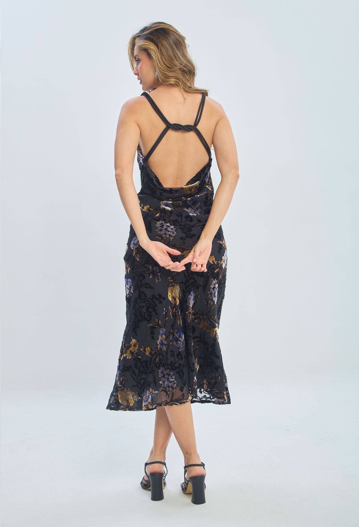 Vestido Midi Drapeado