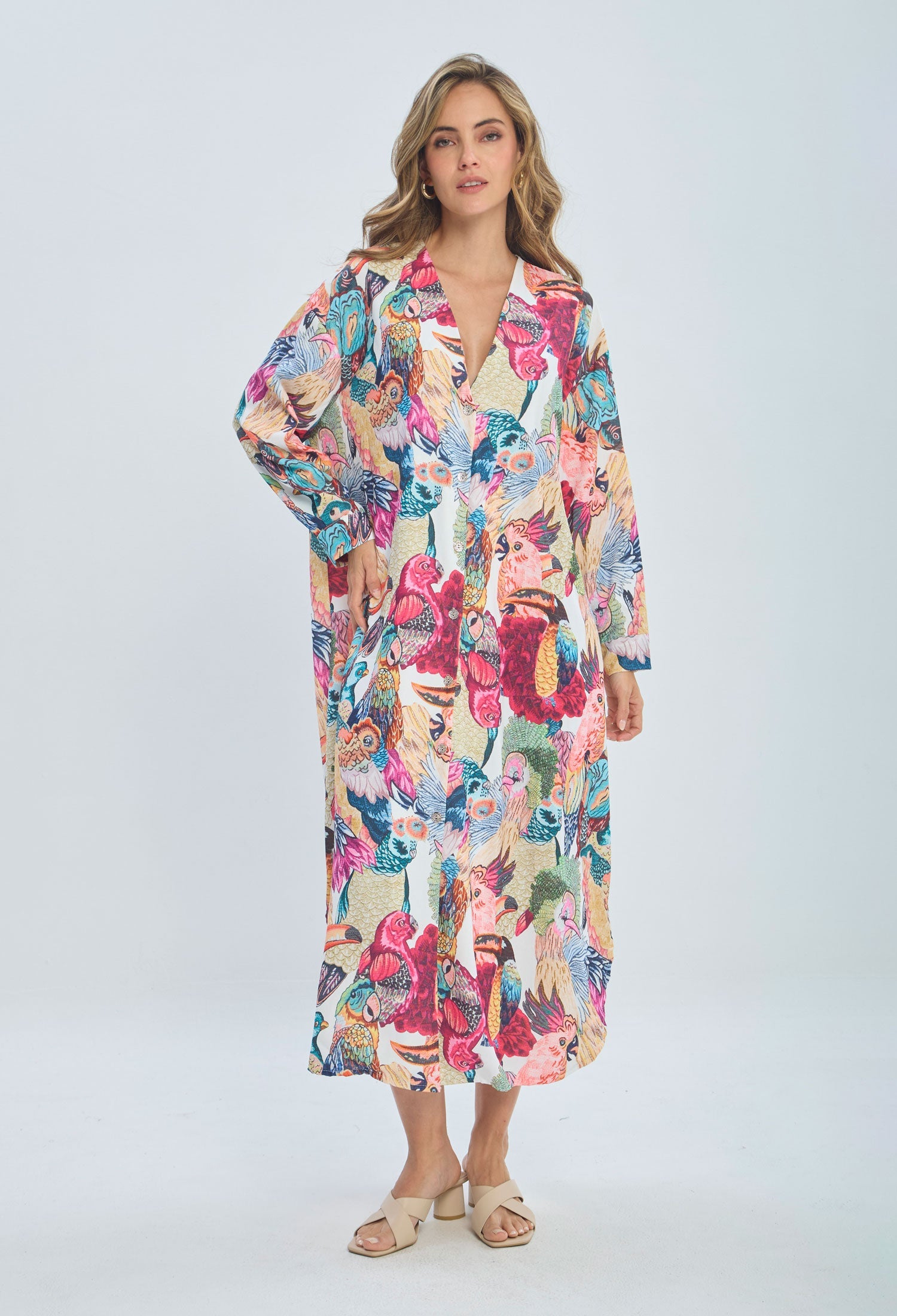 Vestido Largo Estampado - SALE