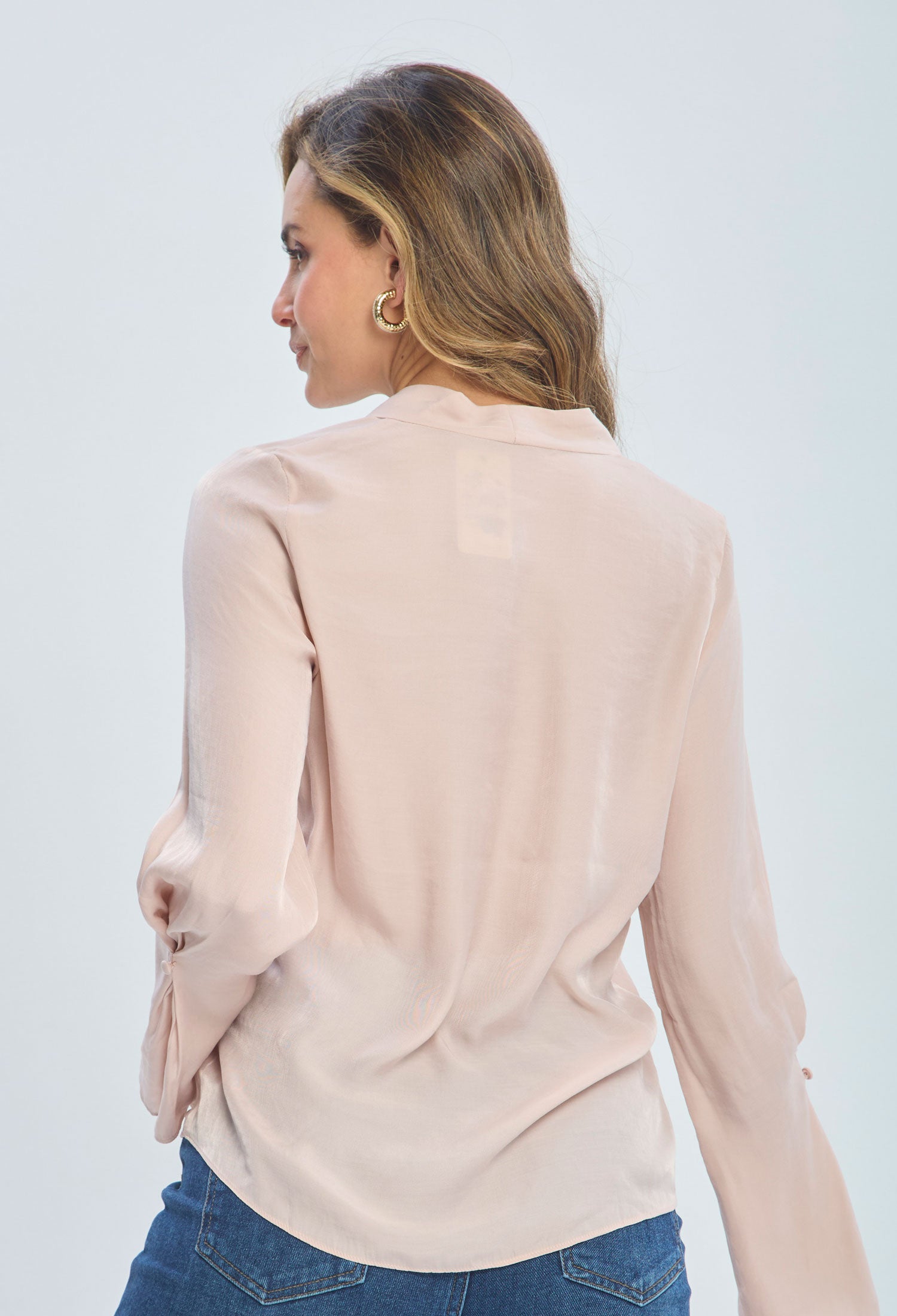 Blusa Satín Cruzada - SALE