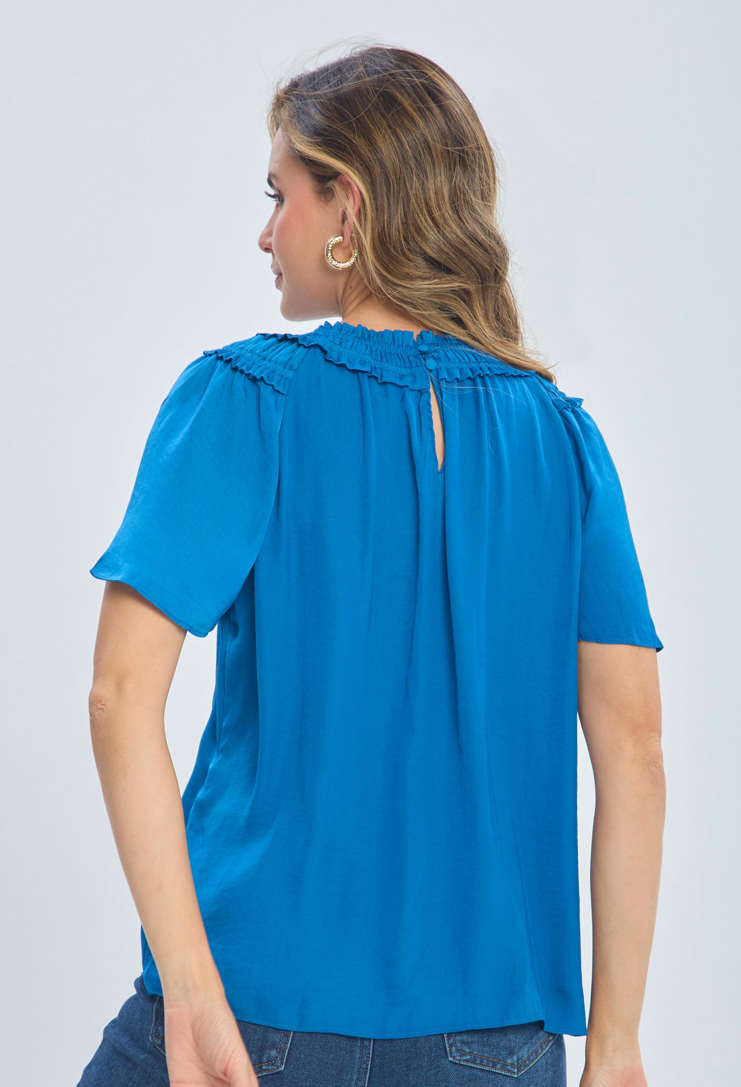 Blusa Satín Resortada - SALE