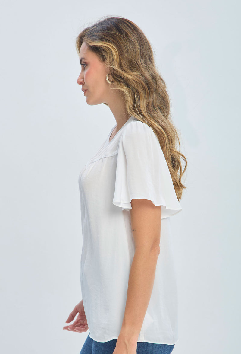 Blusa Satín vista 2 - BYBLA Colombia