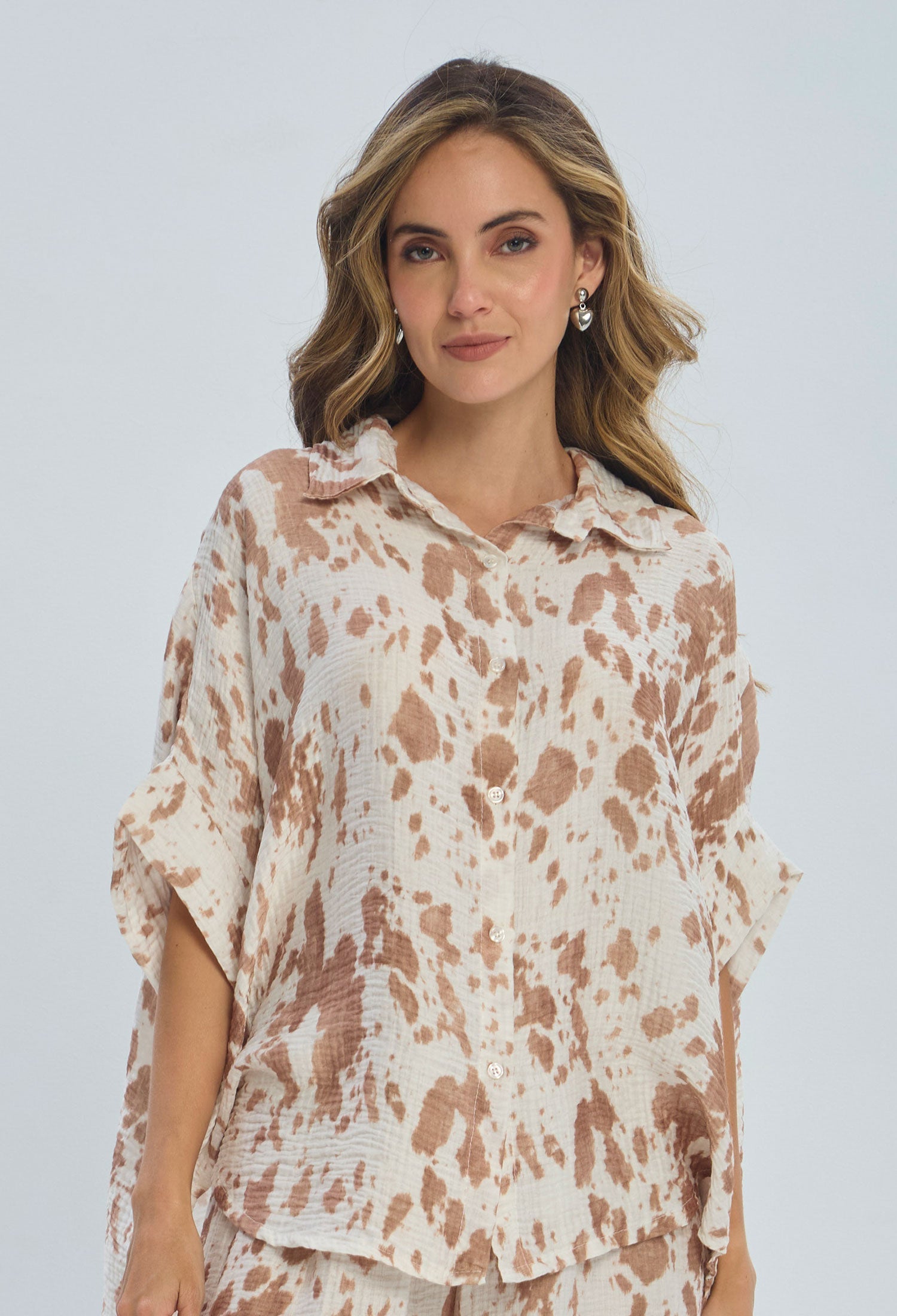 Camisa Cow Print - SALE