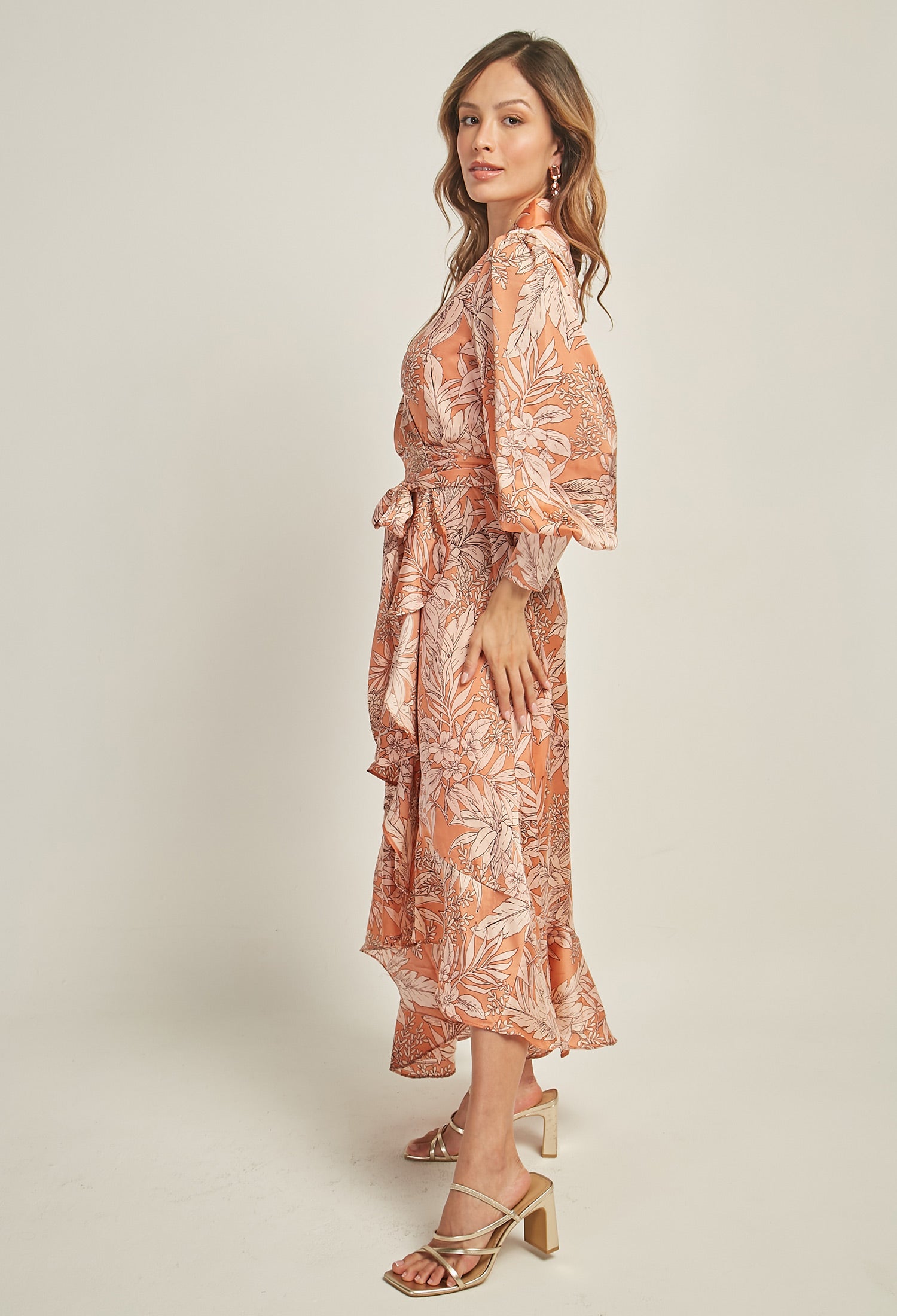 Vestido Satén Envolvente - SALE