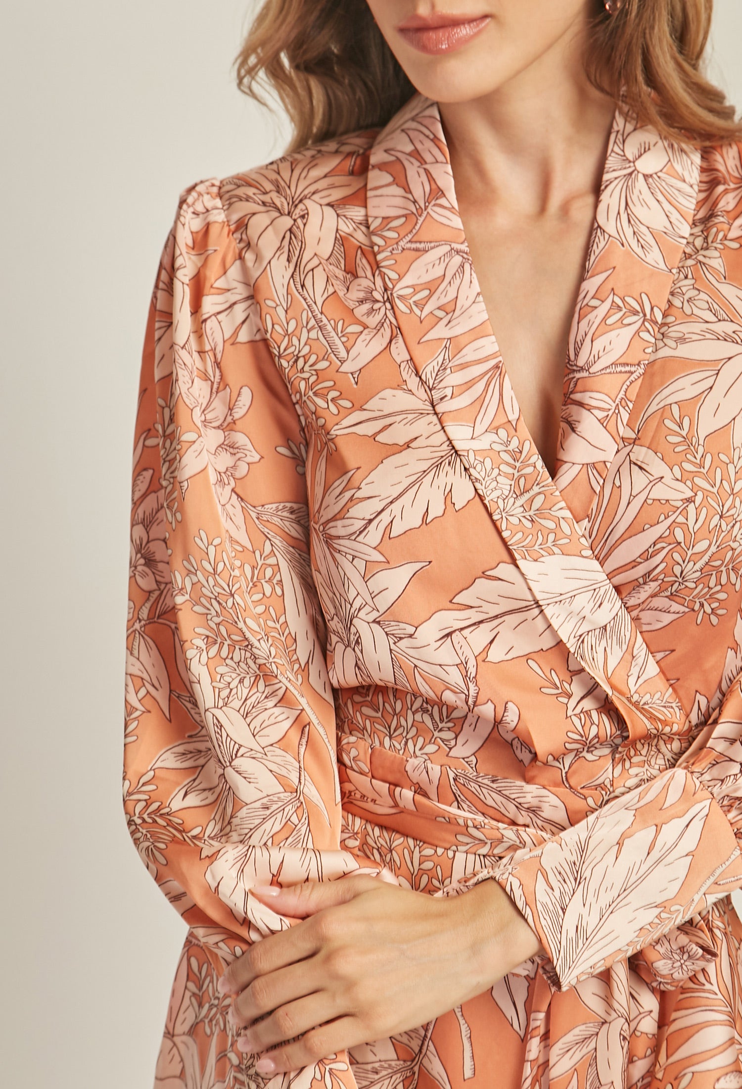 Vestido Satén Envolvente - SALE