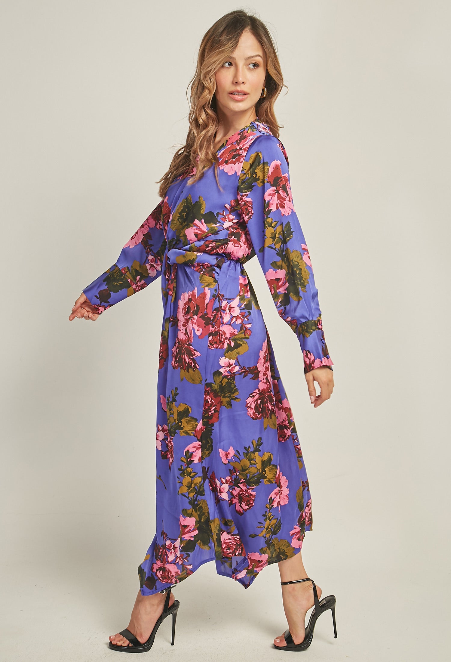 Vestido Largo Flores - SALE