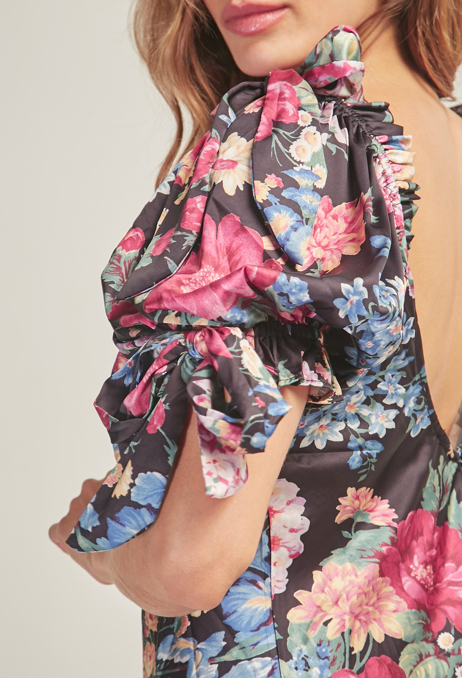 Vestido Largo Satén - SALE