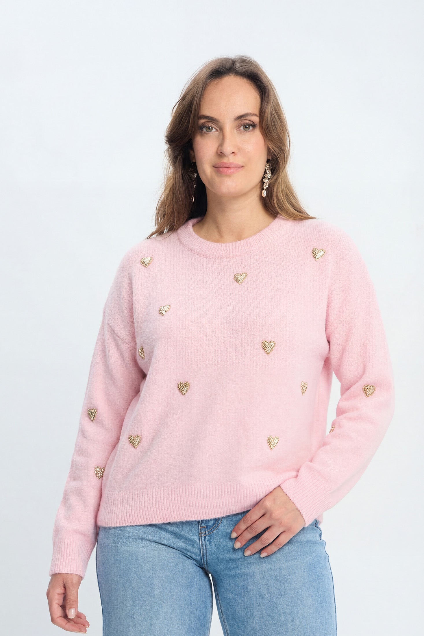 Buzo con Corazones Metalizados NEW