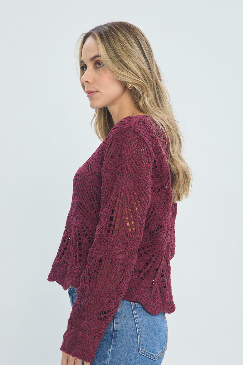Blusa Tejida Corta vista 2 - Outlet BYBLA Colombia