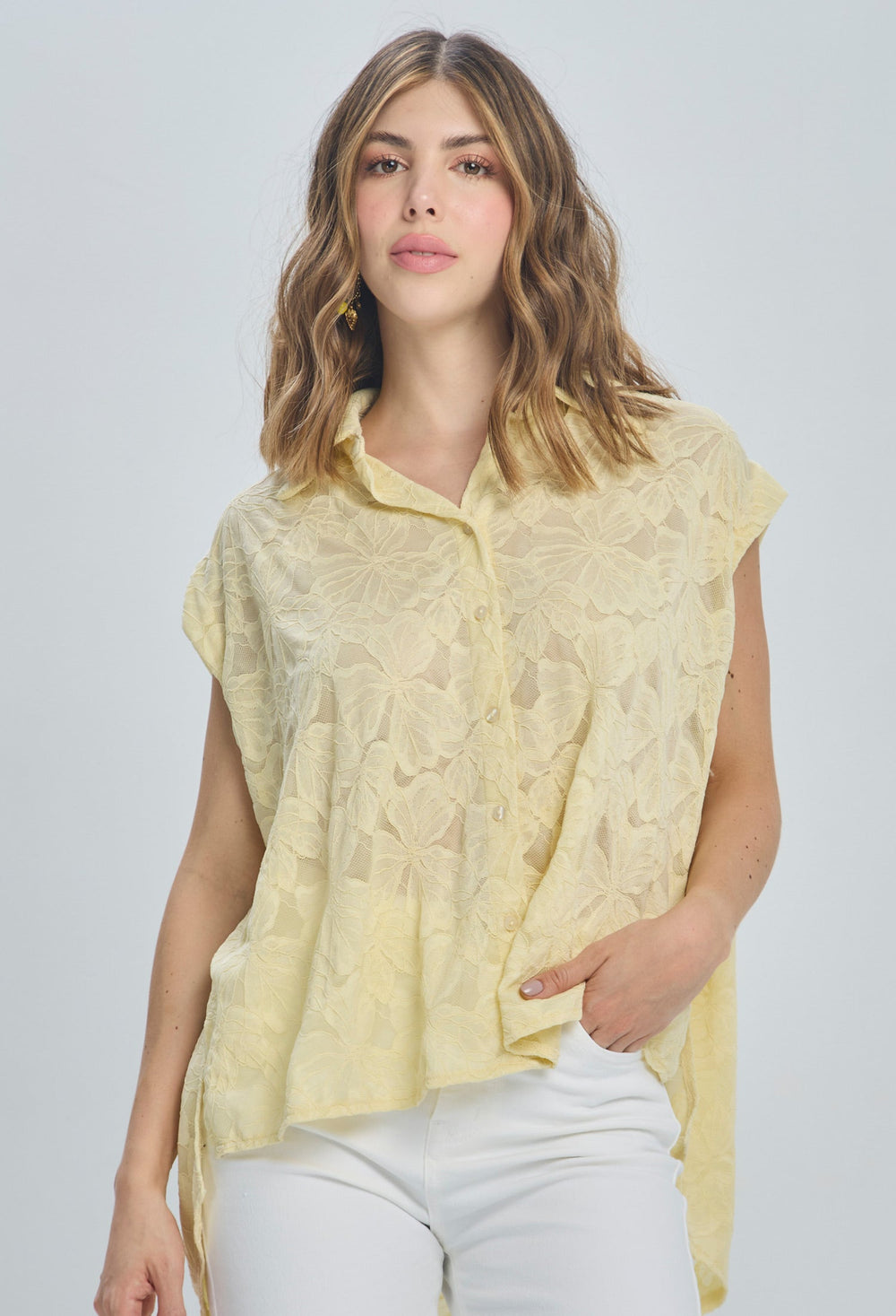 Blusa Sisa Bordada - Outlet BYBLA Colombia