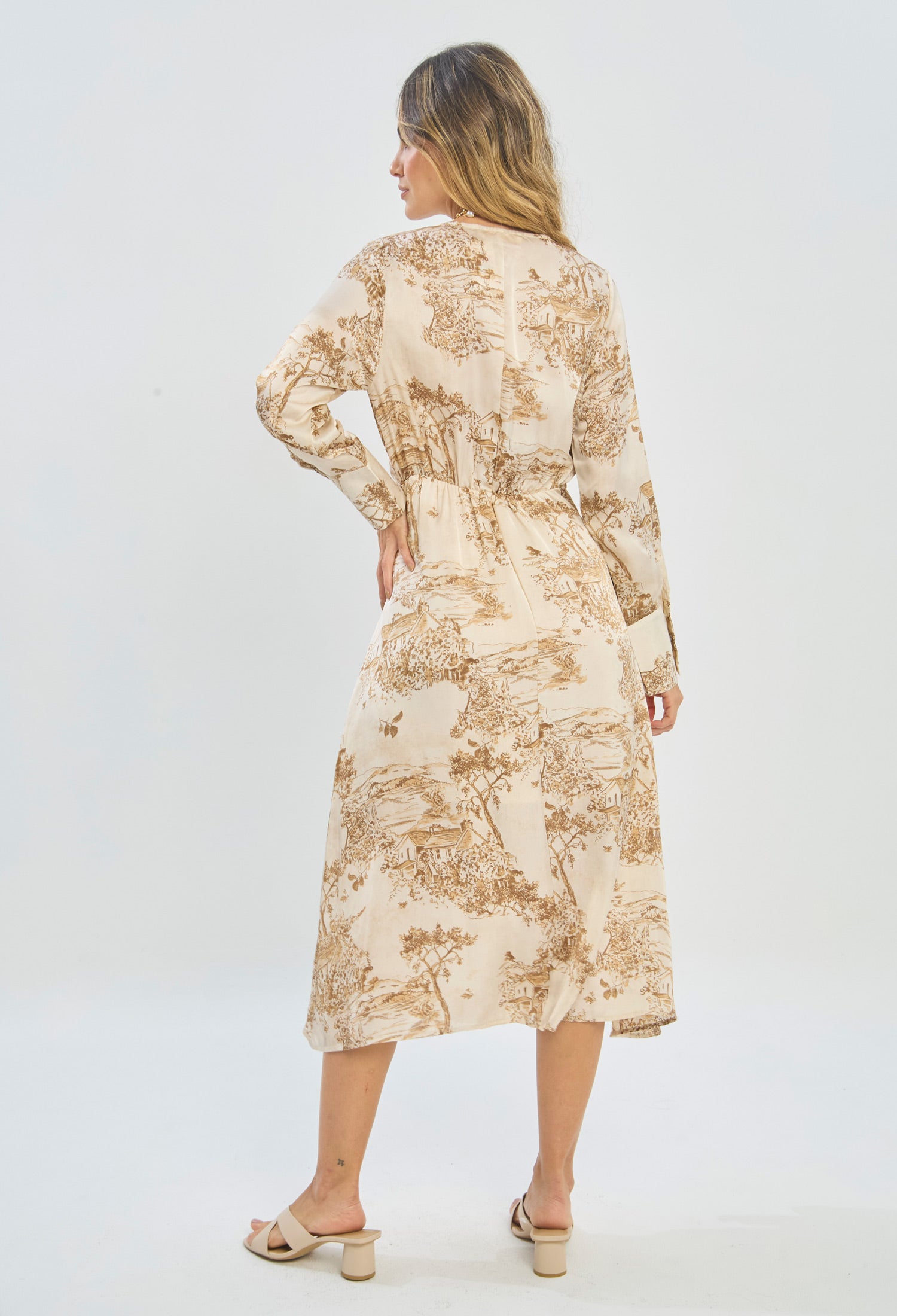 Vestido Midi Satén - SALE