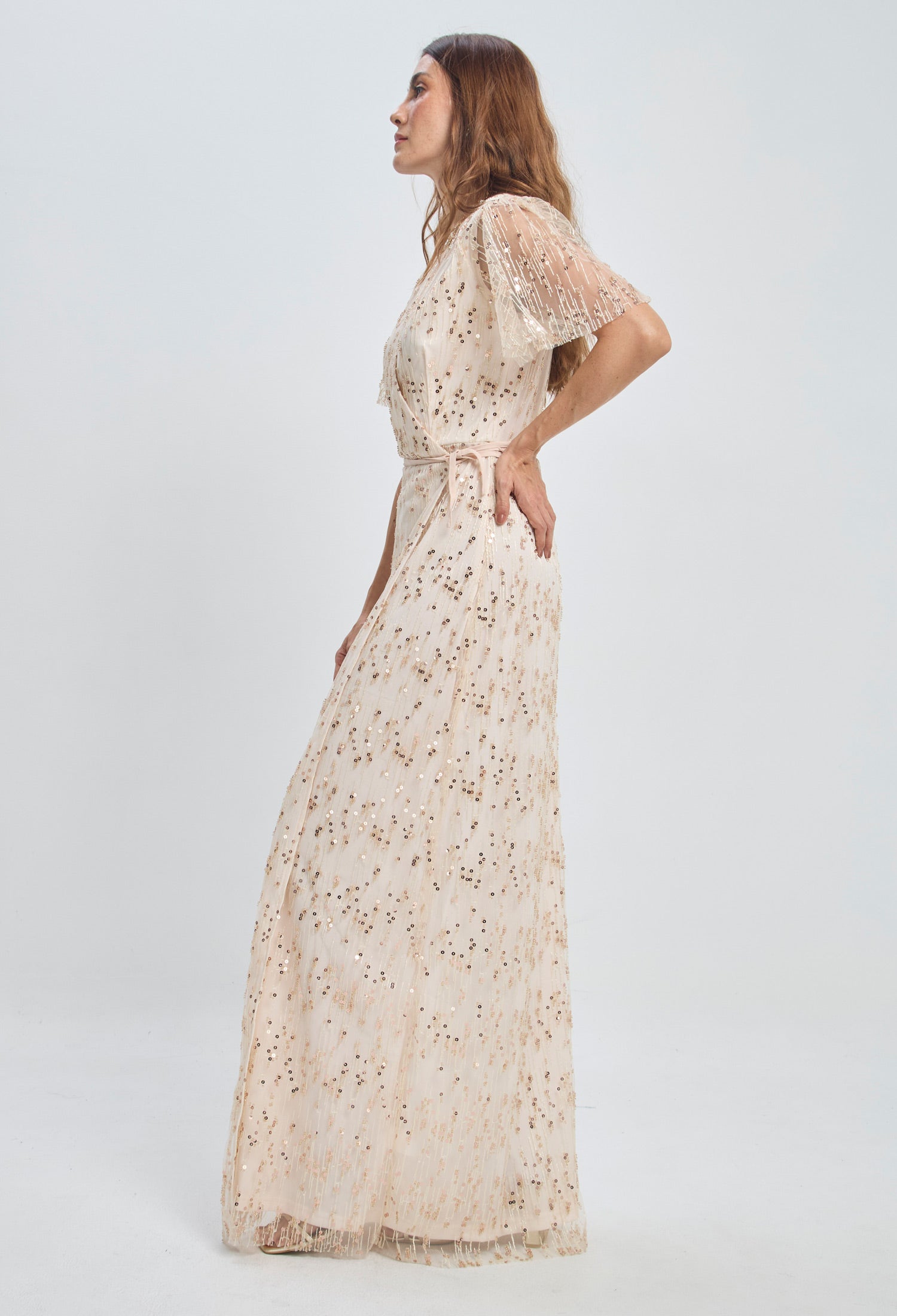 Vestido Largo Tipo Kimono  - SALE