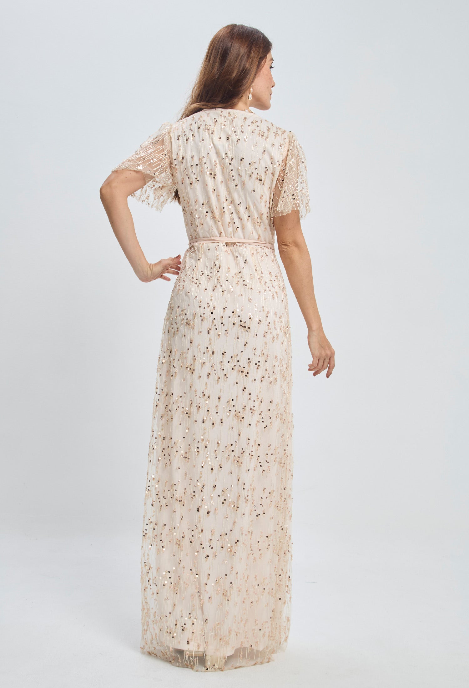 Vestido Largo Tipo Kimono  - SALE