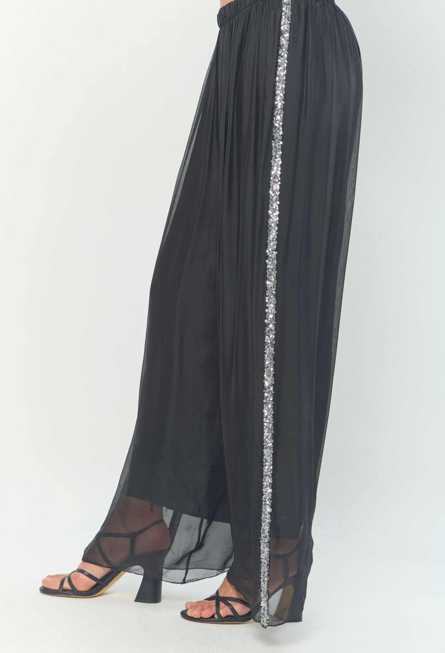 Pantalón Seda Lentejuelas