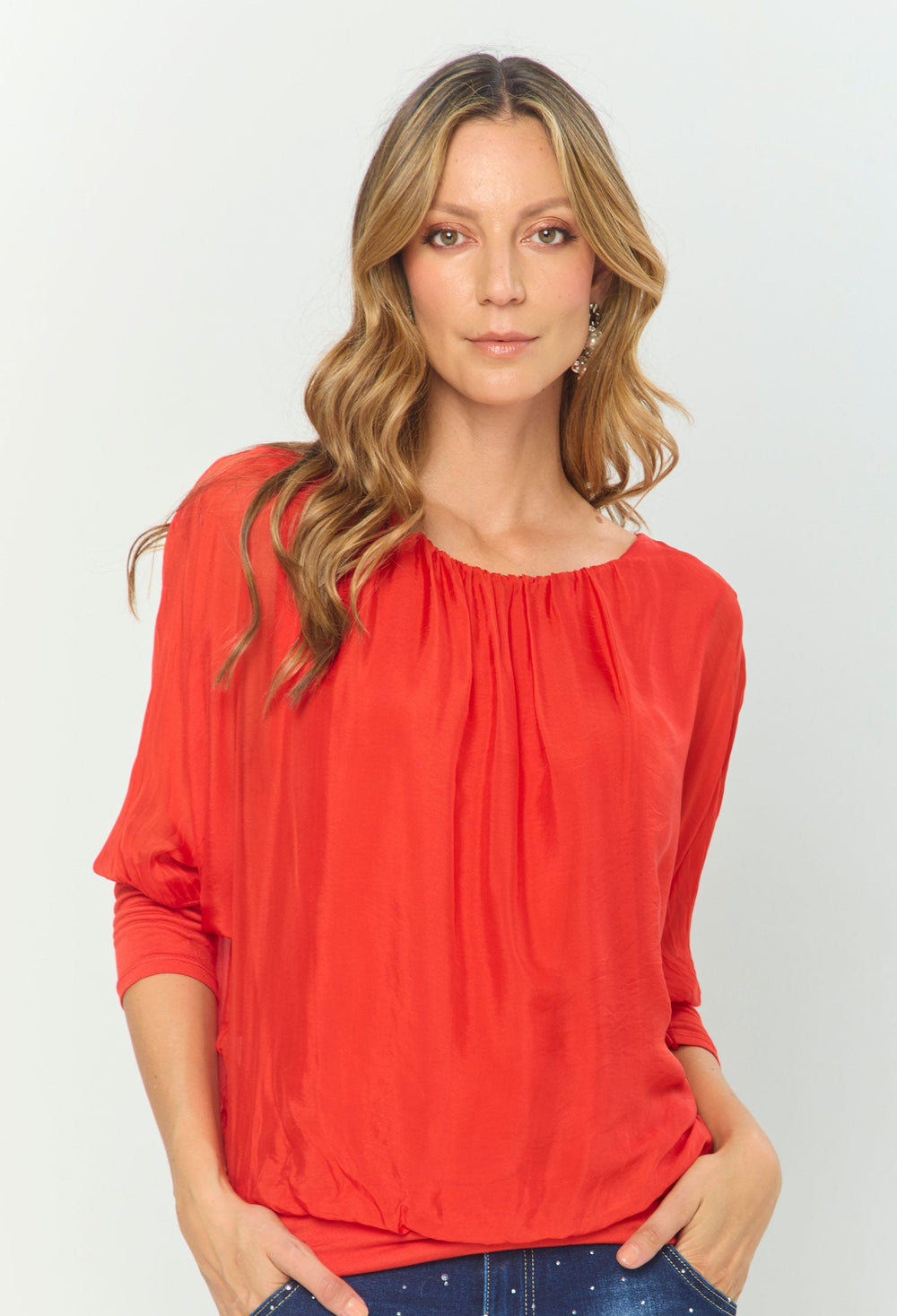 Blusa Seda Fajón - BYBLA Colombia
