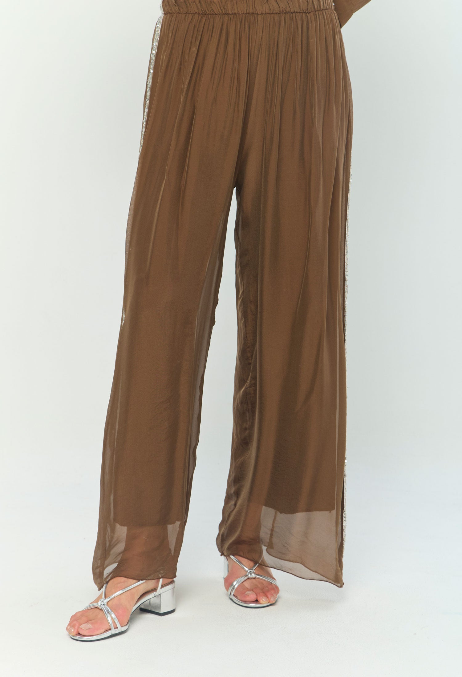 Pantalón Seda Lentejuelas