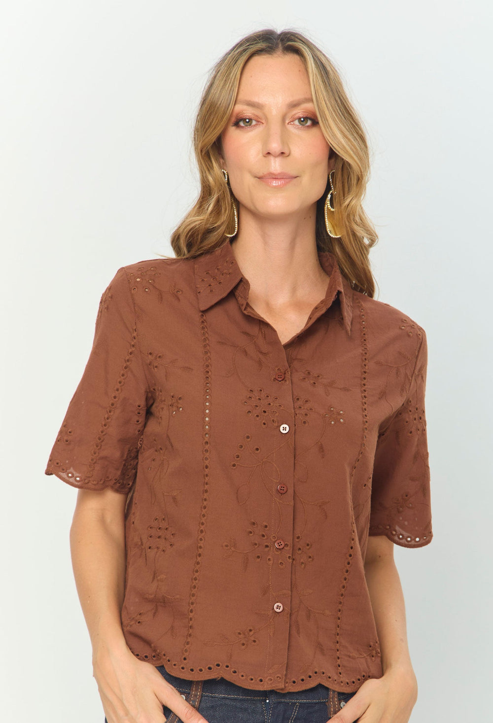 Camisa Ojalillo - Outlet BYBLA Colombia