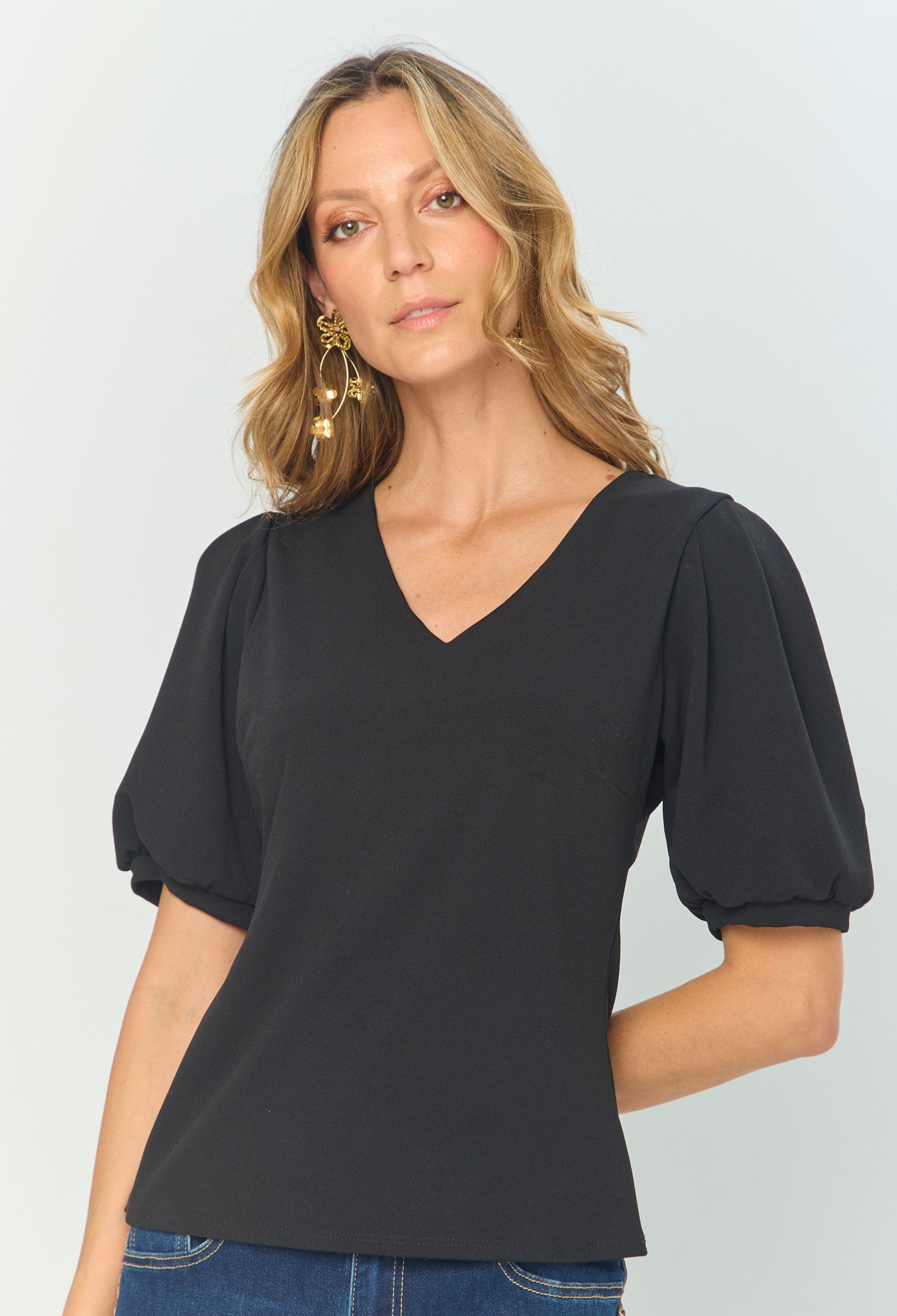 Blusa Manga Globo  - SALE