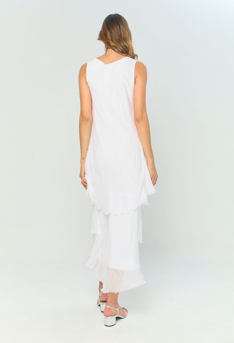 Vestido Midi Seda vista 2 - BYBLA Colombia