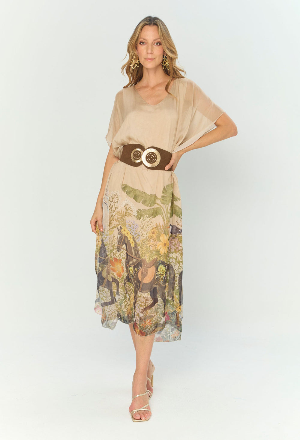Vestido Midi Seda - BYBLA Colombia