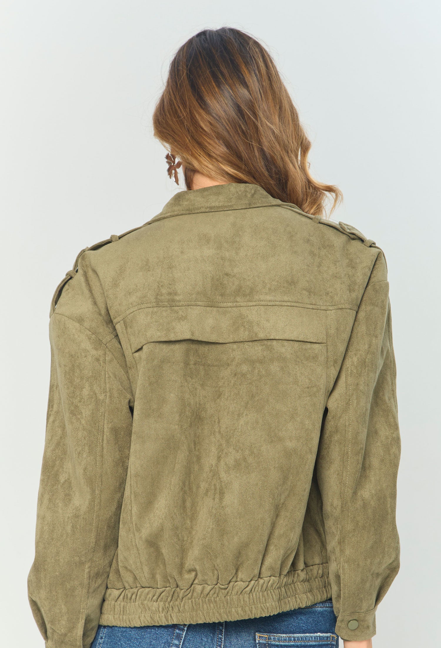 Chaqueta Tipo Gamuza