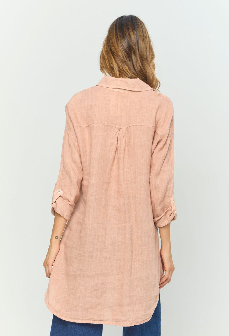 Camisa Larga Lentejuelas vista 2 - BYBLA Colombia