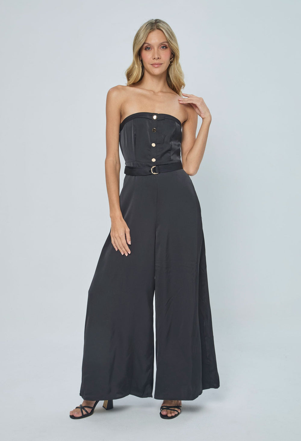 Enterizo Strapless Negro - Outlet BYBLA Colombia
