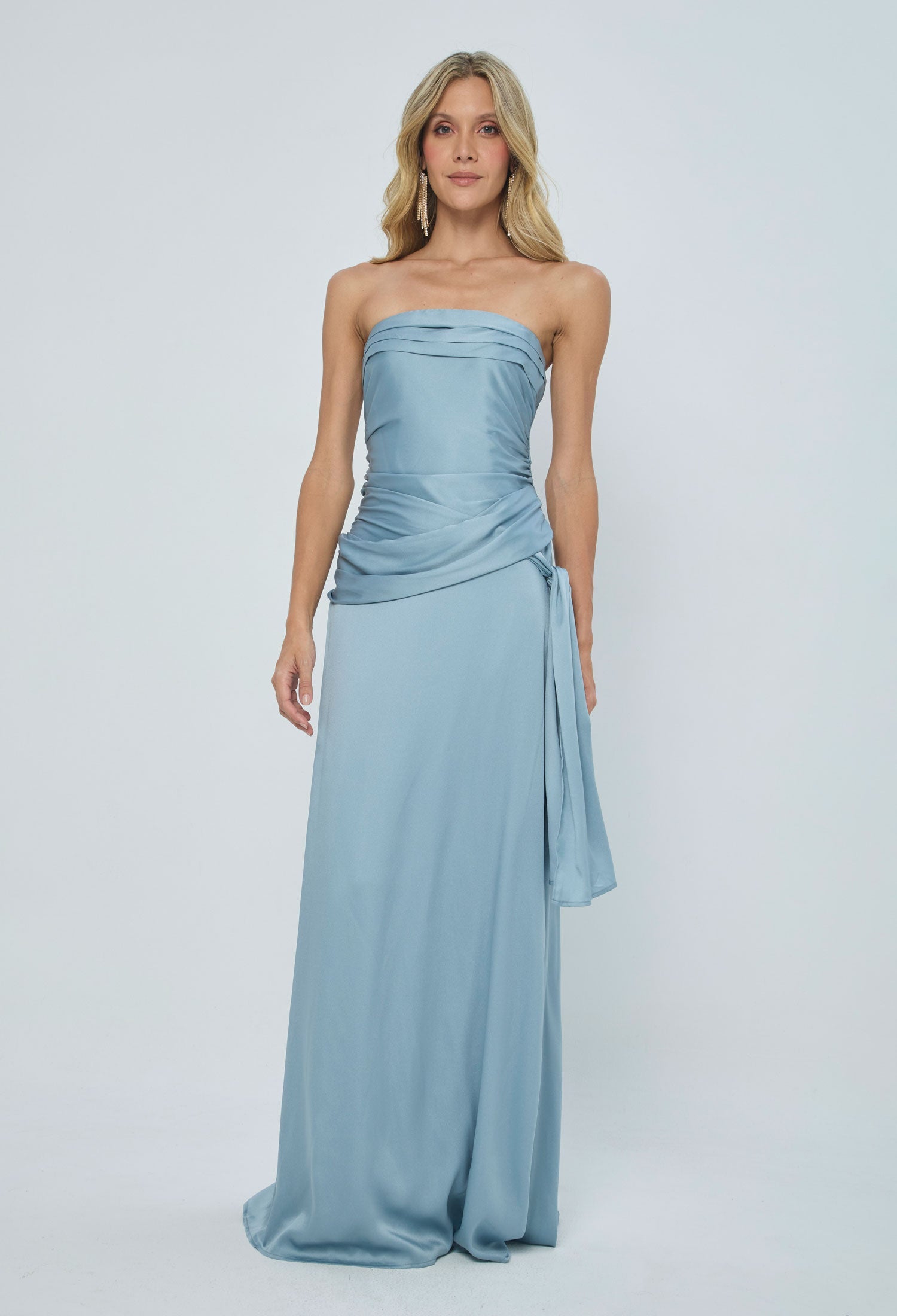 Vestido Largo Satín - SALE