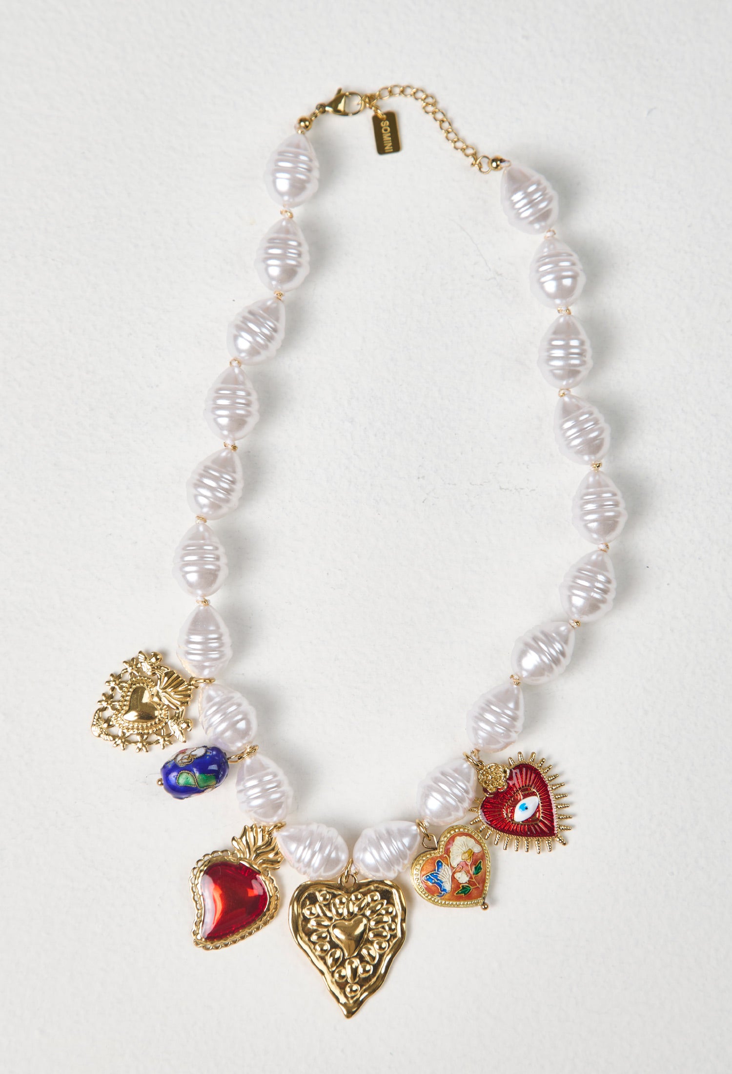 Collar Corto Corazones - BYBLA Colombia