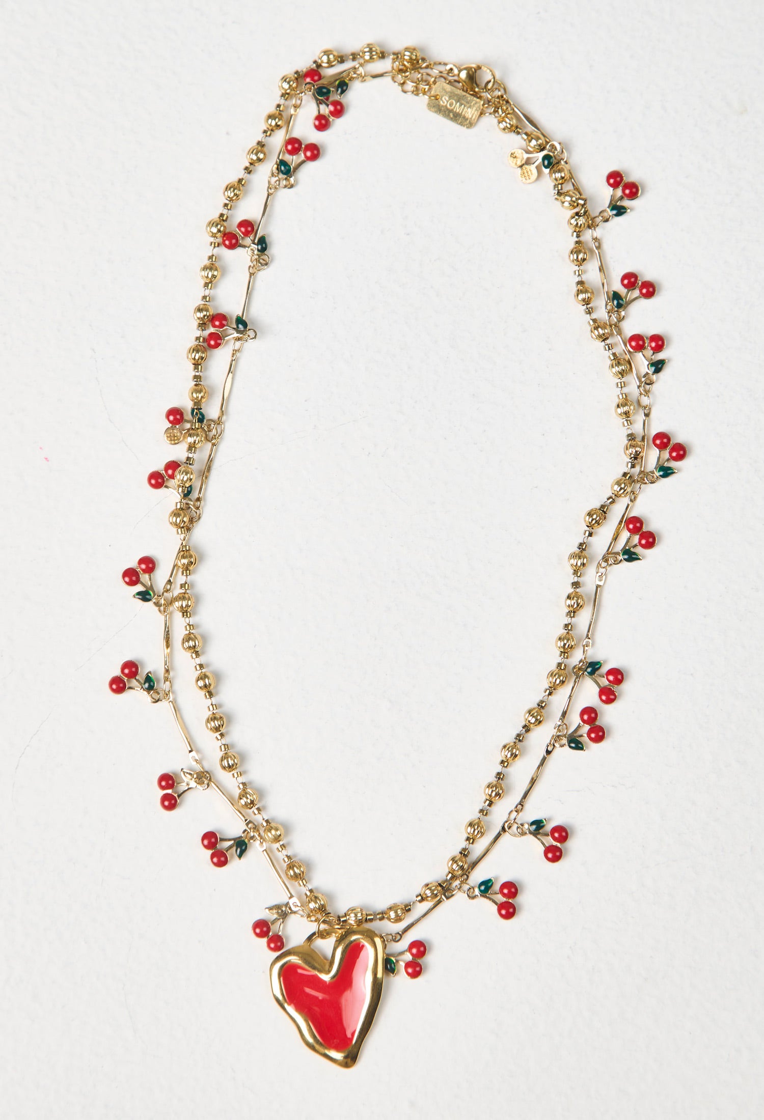 Collar Corto Cerezas - SALE