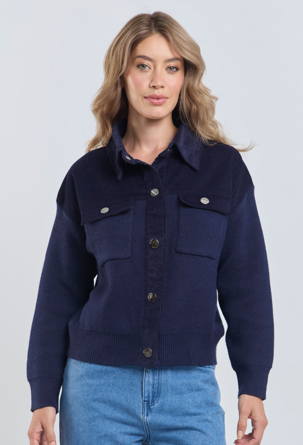 Chaqueta Rib Gamuza - BYBLA Colombia