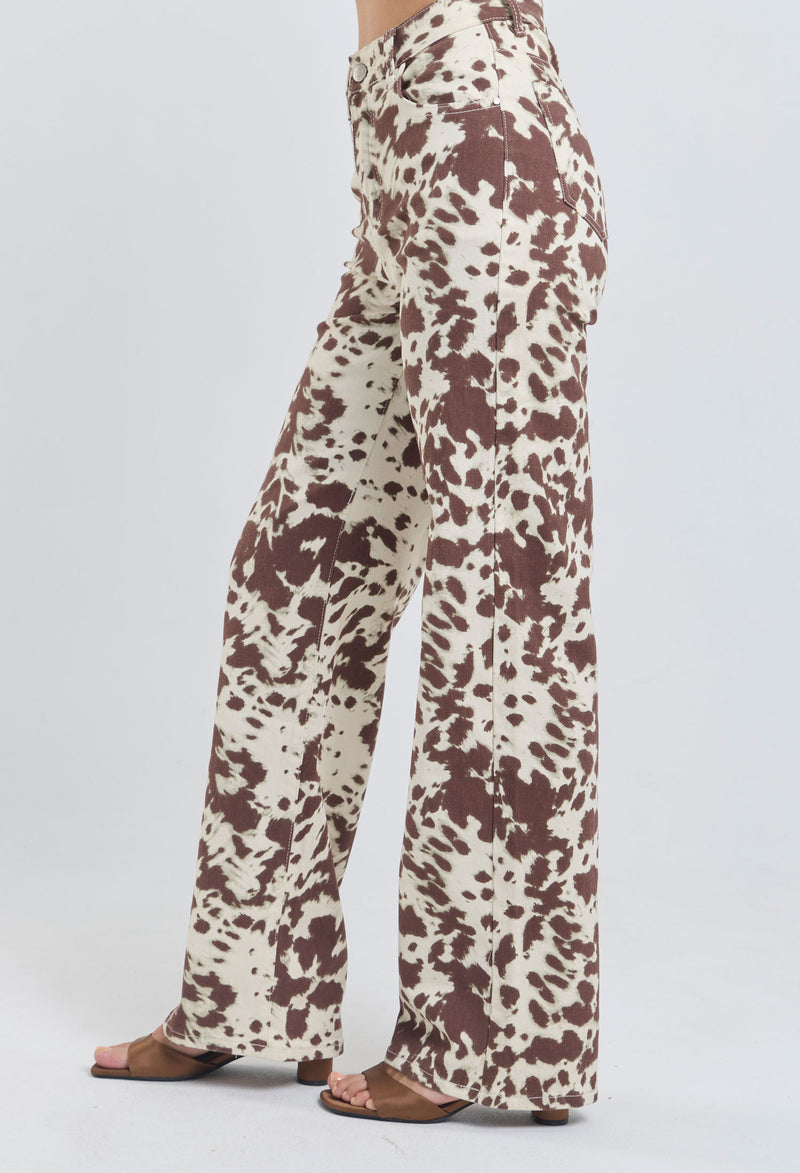 Pantalón Drill Cow Print vista 2 - Outlet BYBLA Colombia