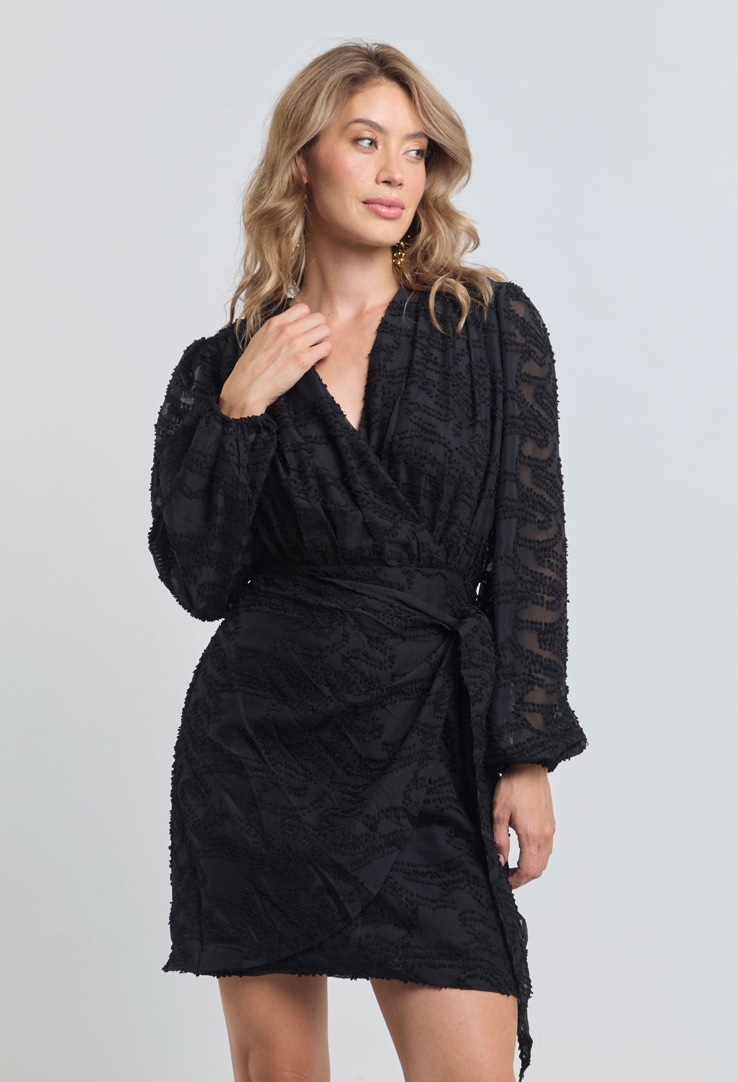 Vestido Corto Kimono