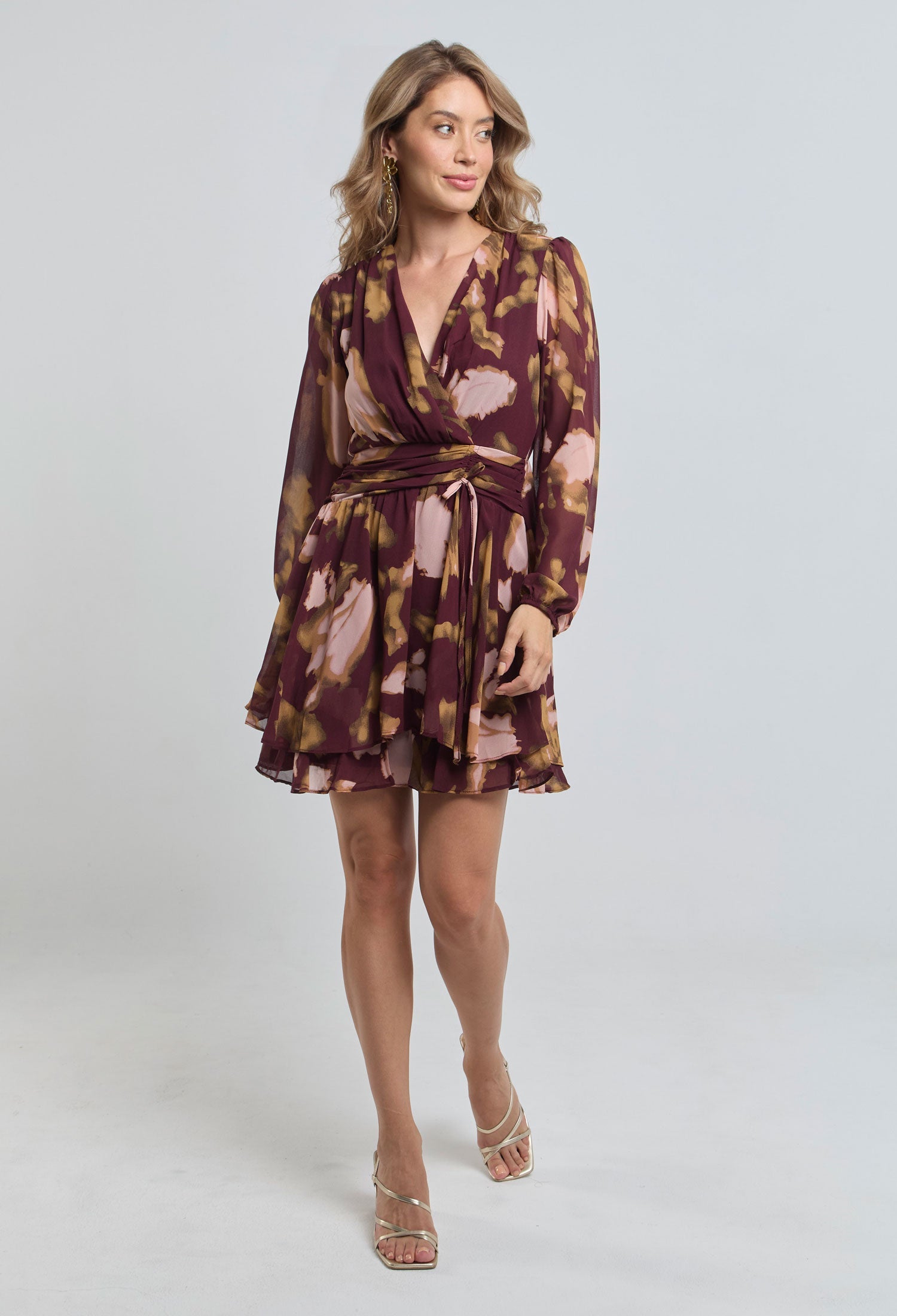 Vestido Corto Estampado