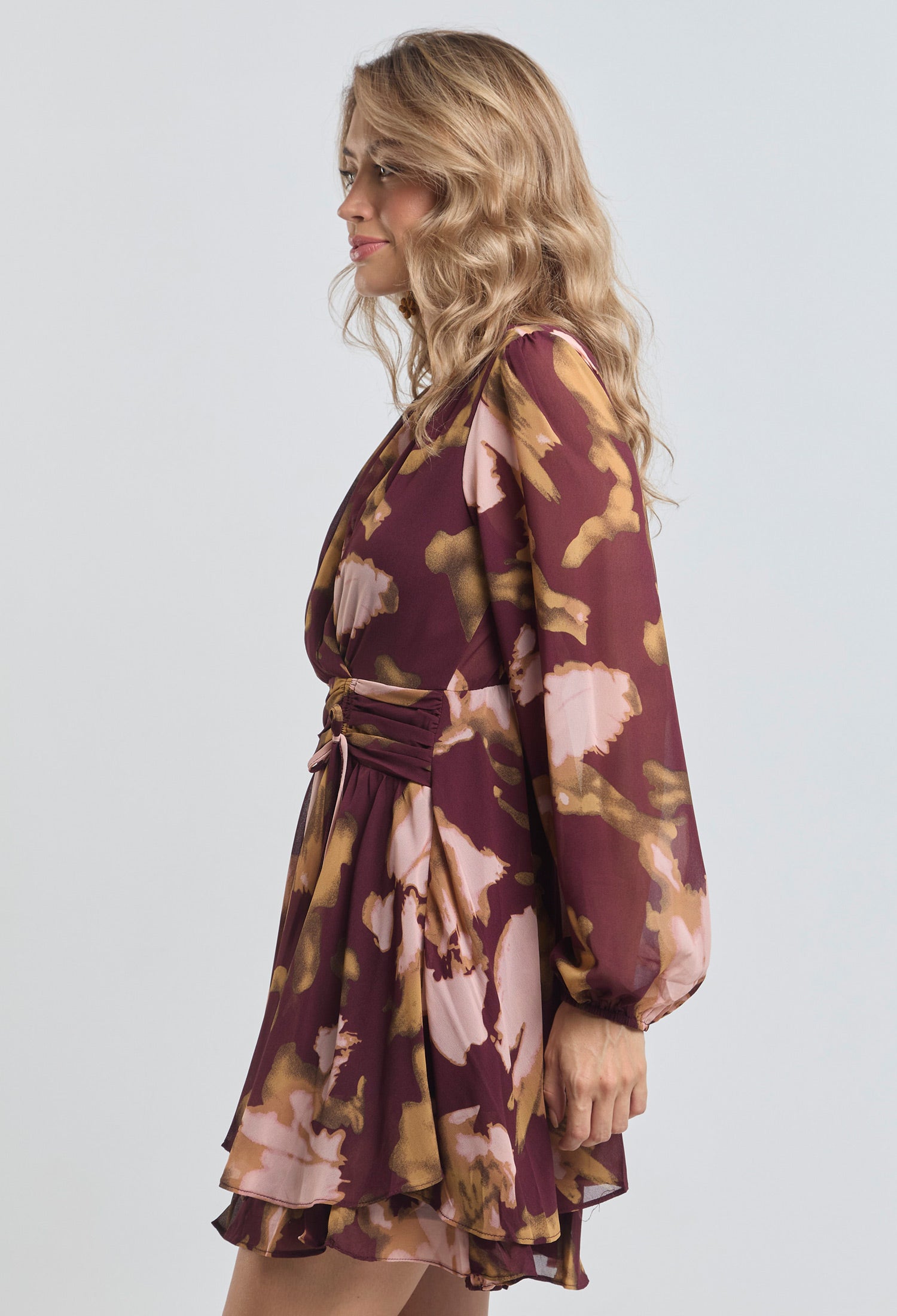 Vestido Corto Estampado