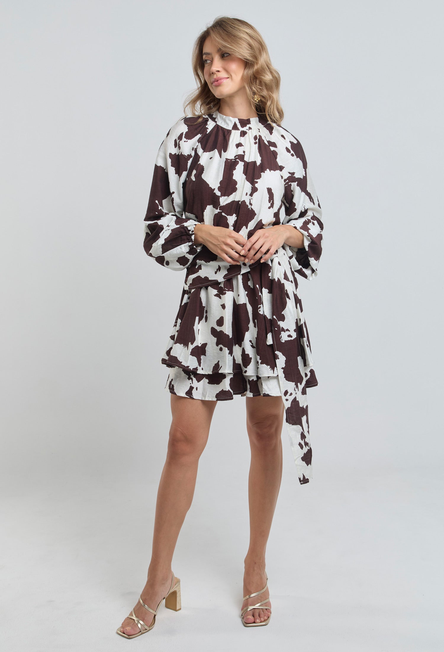 Vestido Corto Cow-Print - SALE