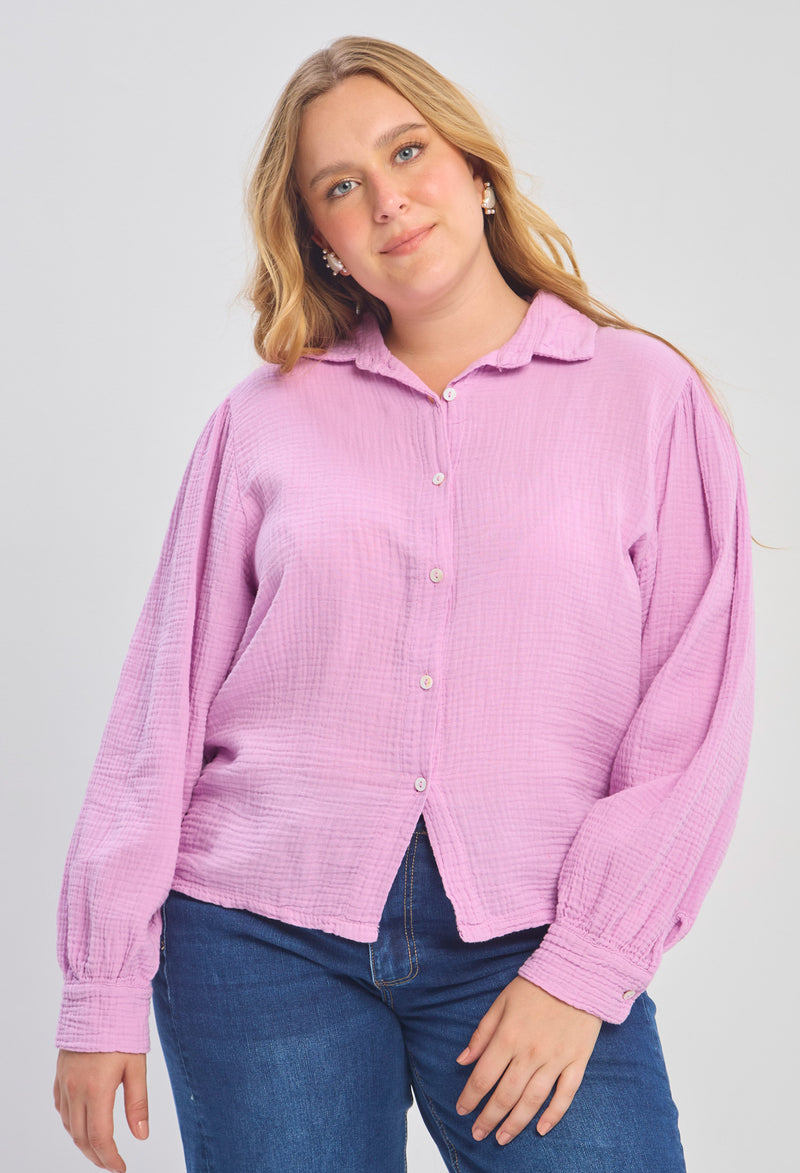 Camisa Texturizada vista 2 - Outlet BYBLA Colombia