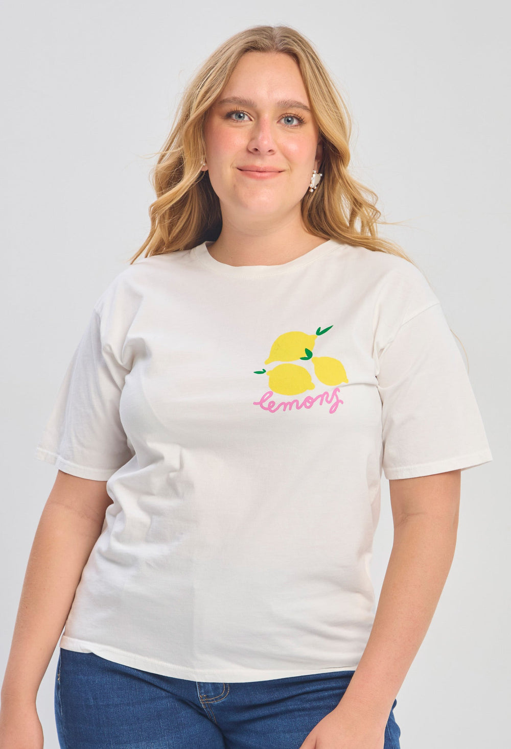 Camiseta Lemons Mujer - SALE - BYBLA U / BLANCOS BLUSA