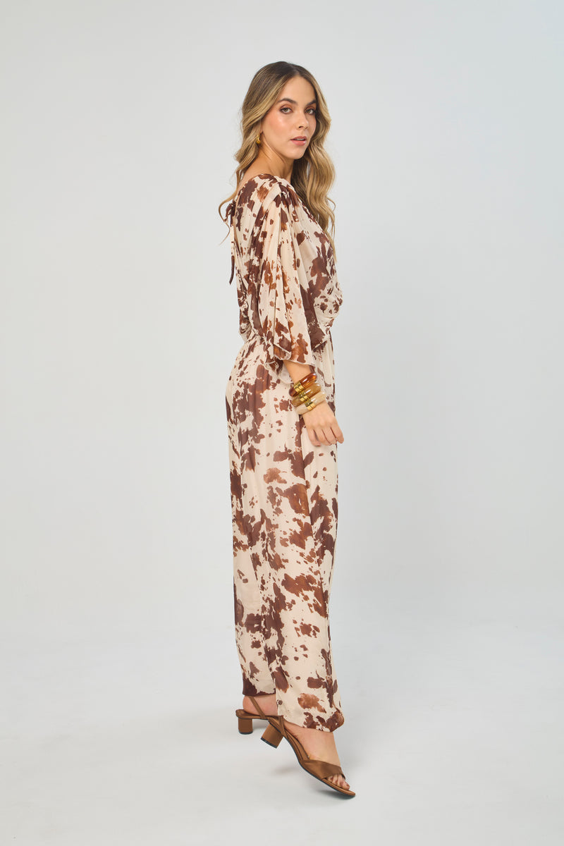 Enterizo Cow Print vista 2 - Outlet BYBLA Colombia