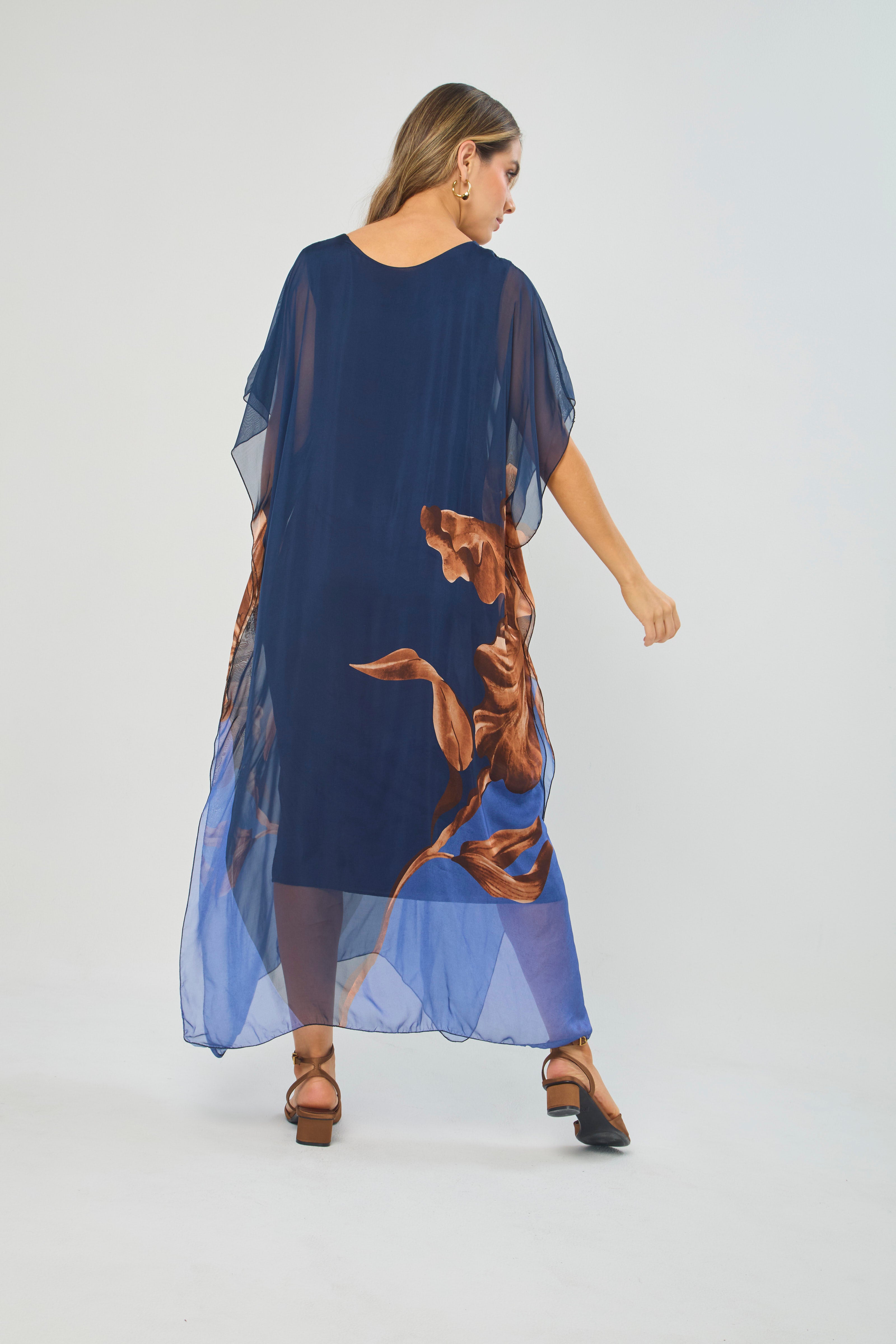 Vestido Midi Seda Oversize - SALE