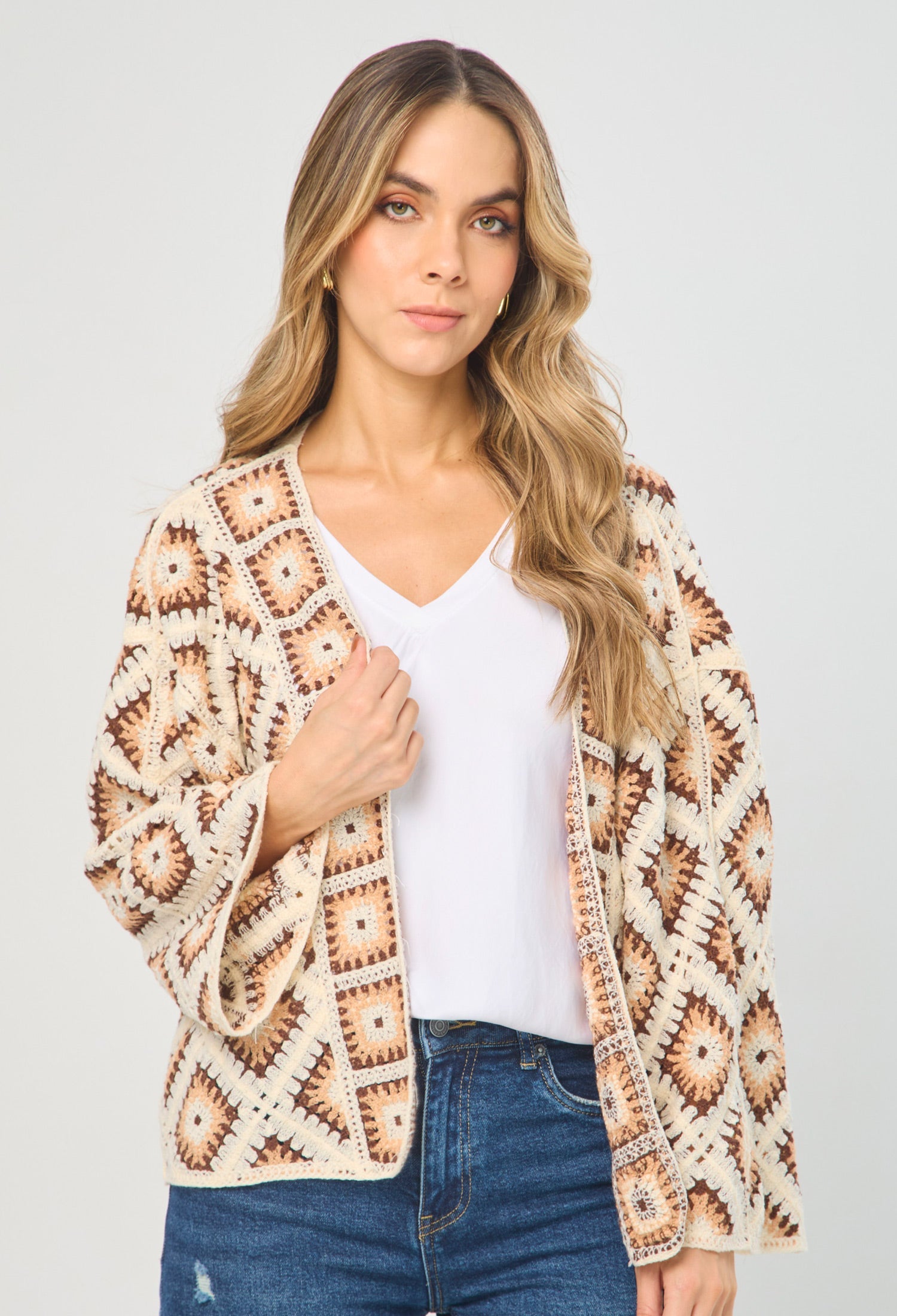 Sobrepuesto Tejido Cuadros  - SALE