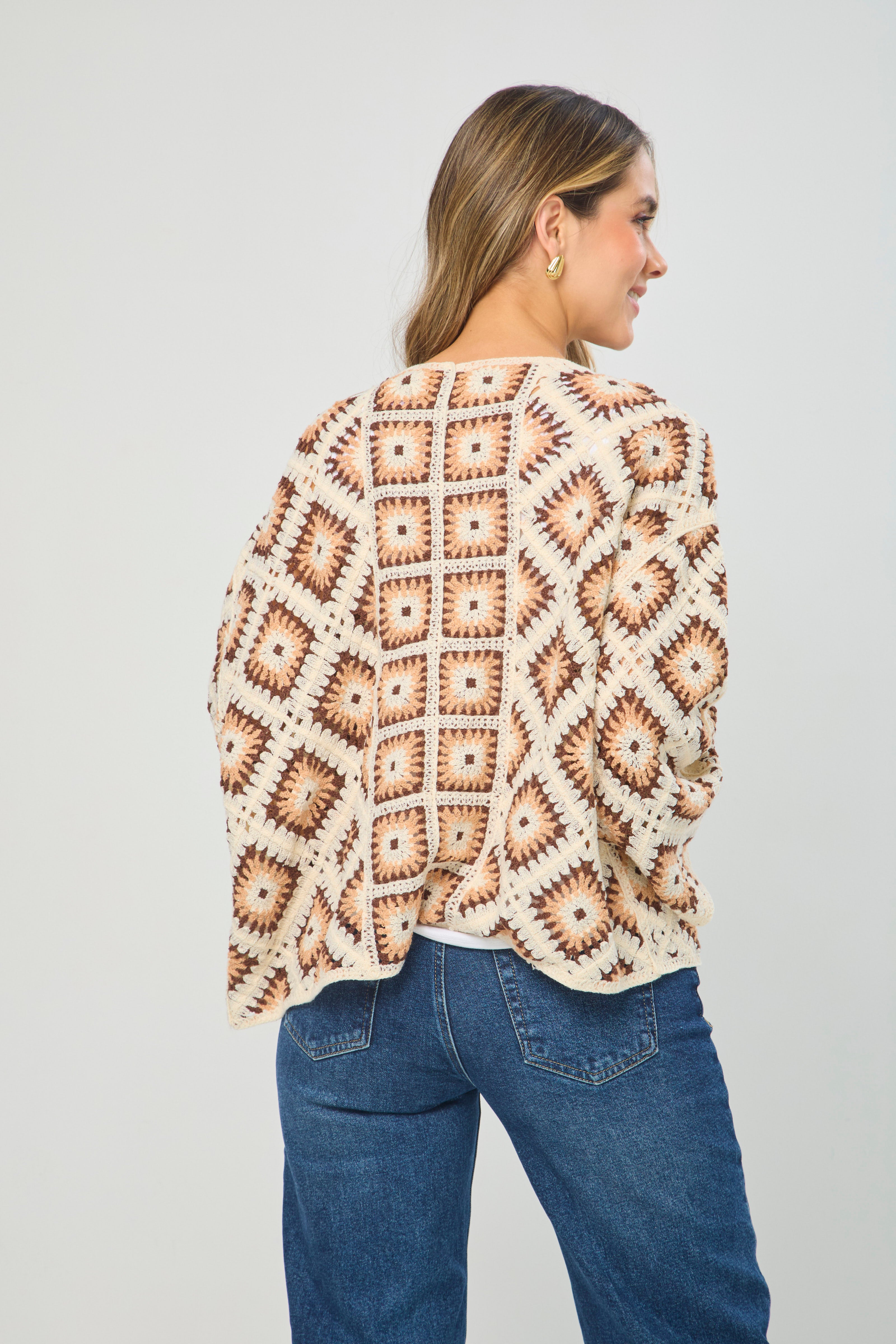 Sobrepuesto Tejido Cuadros  - SALE