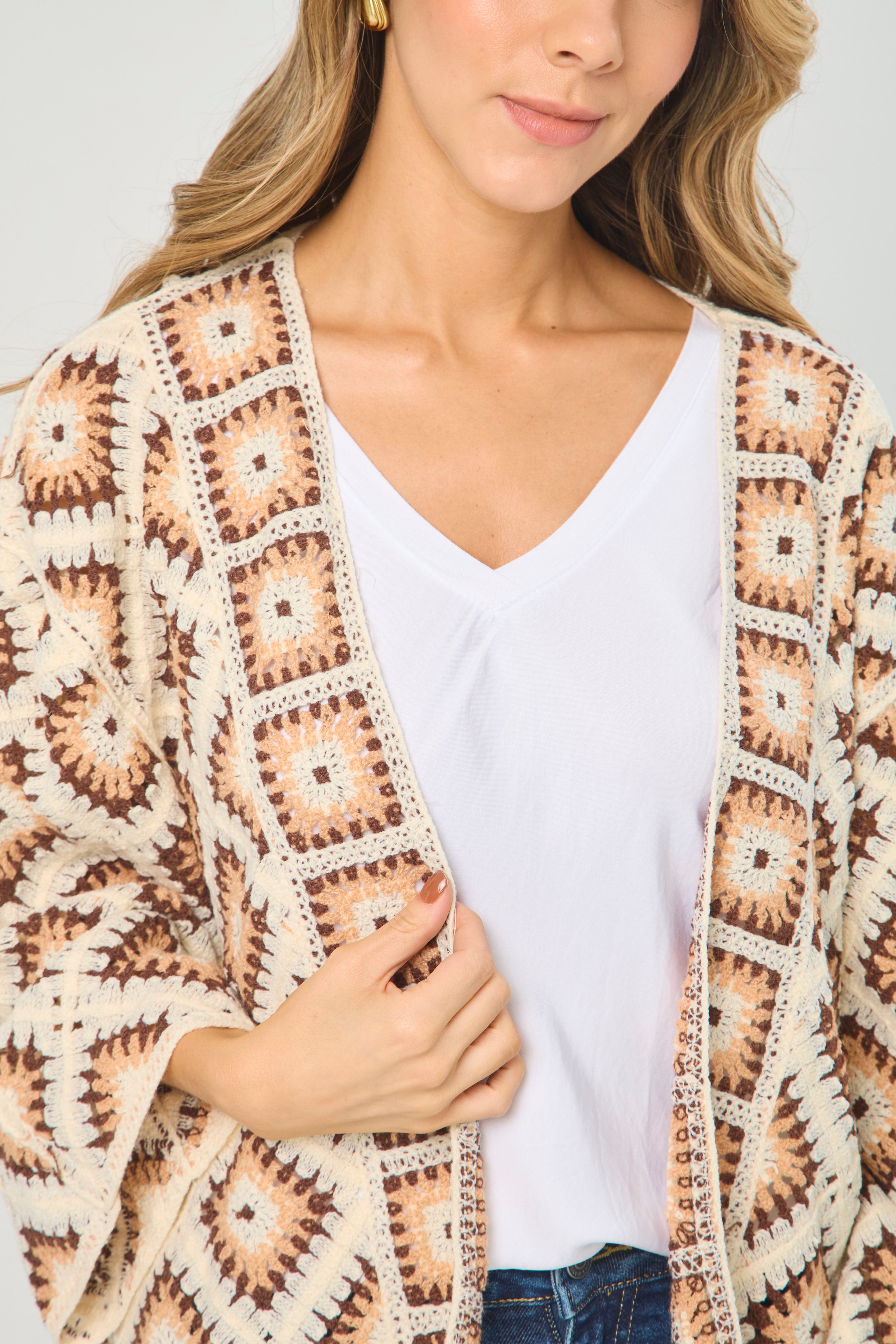 Sobrepuesto Tejido Cuadros  - SALE