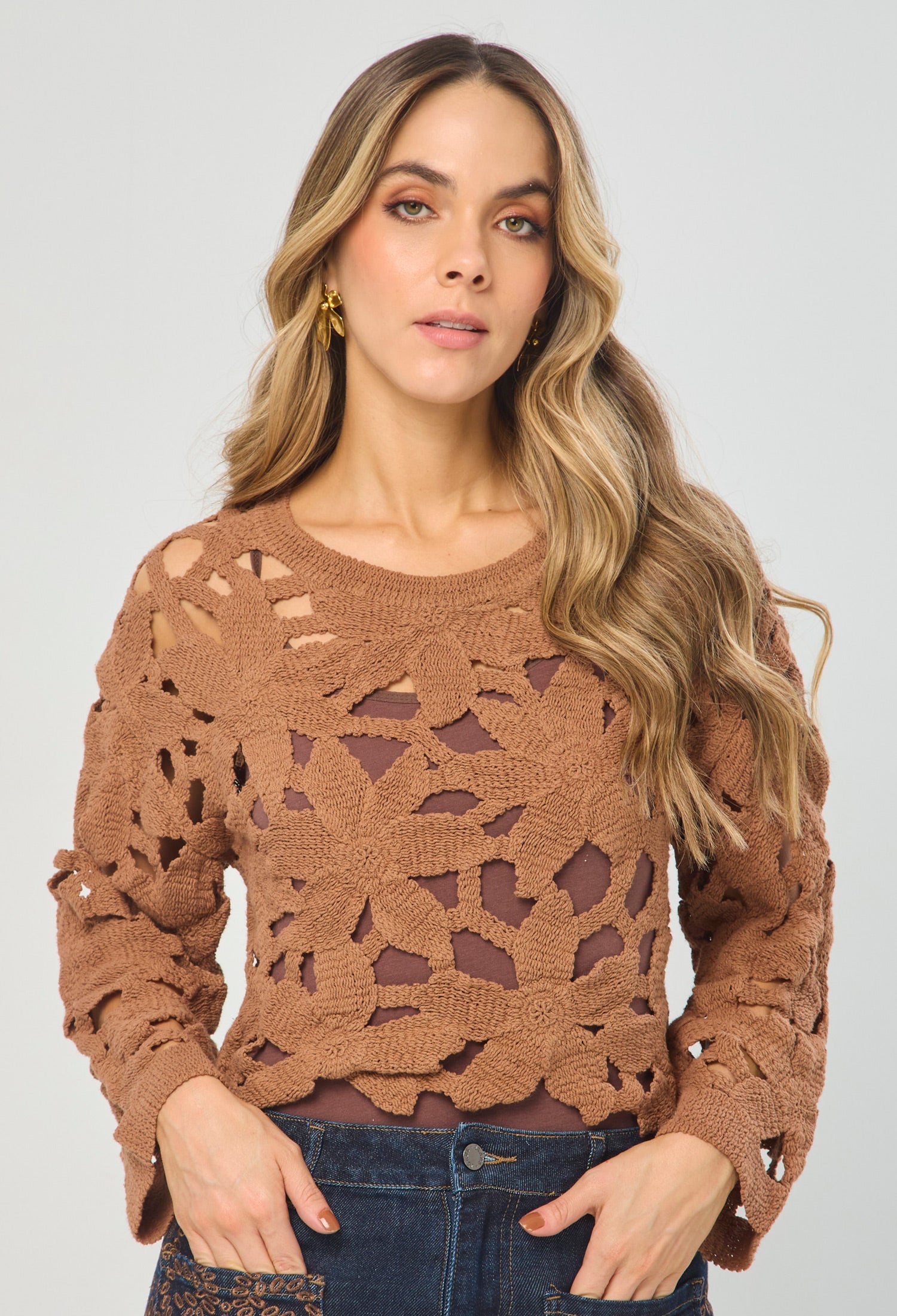 Blusa Alta Tejida  - SALE