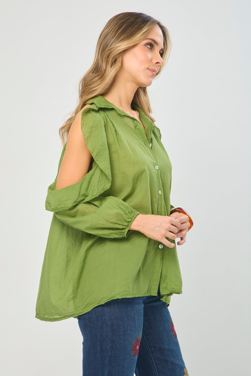 Blusa Hombro Descubierto vista 2 - Outlet BYBLA Colombia