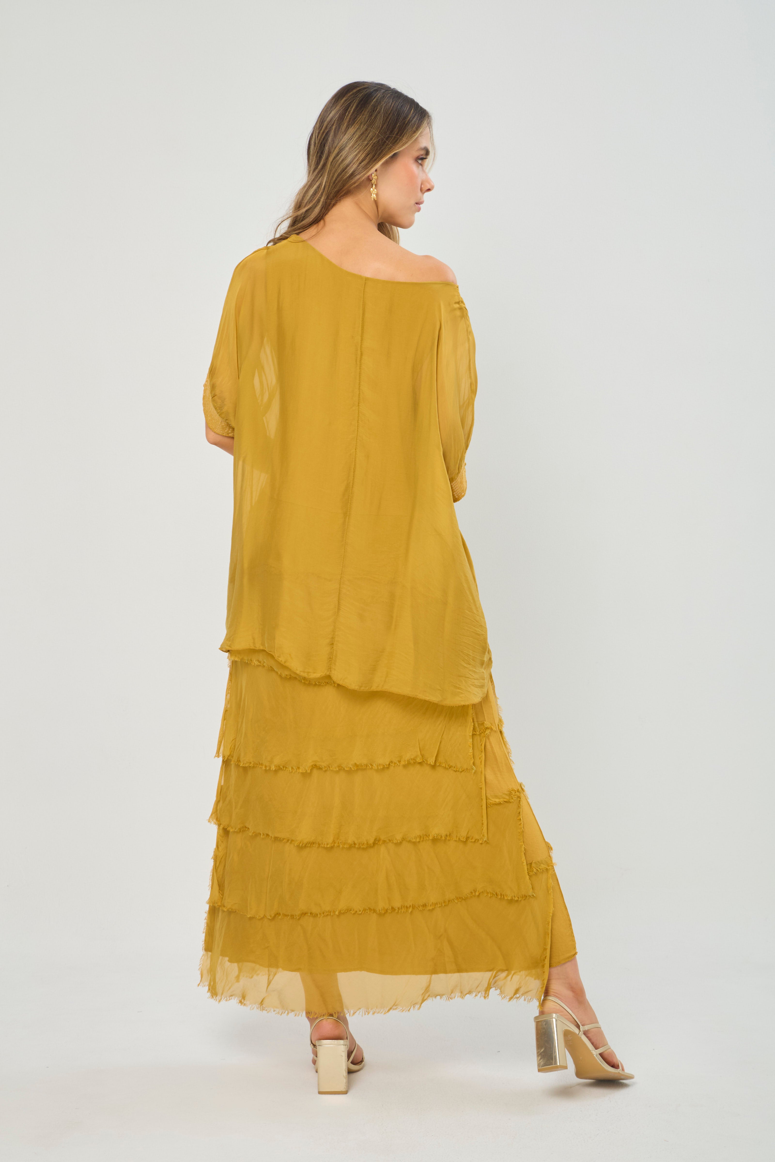 Vestido Seda Lentejuelas